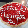 El cooksnap de Mariangeles Nievas cuando hizo Tarta de frutilla con crema de leche.