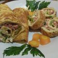 Cooksnap dari Fitrie untuk resep Omelette Roulade with vegetable and cornett beef 