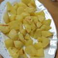 El cooksnap de Natalia San cuando hizo Patatas gajo caseras 2.