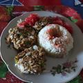 El cooksnap de Estefanía cuando hizo Croquetas de Jurel con arroz y Tomate.