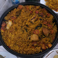 El cooksnap de Nacho Albarrán cuando hizo Paella de pollo y verduras.