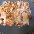 El cooksnap de Marvi cuando hizo Salmón al horno con champiñones y bacon.