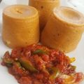Aysharh's cooksnap of when they made Moimoi (Alale) and Sauce.