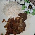 El cooksnap de Vanesa Chaparro cuando hizo Bifes de hígado con cebollas.