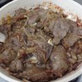 El cooksnap de Lucía I. cuando hizo Hígado encebollado.