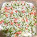 Cooksnap Dapur Yusfarisyia semasa beliau membuat Coleslaw Mudah ala KFC dengan hanya 3 Bahan !.
