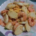 藍海冰心 的 蛋炒蝦球筊白筍 cooksnap