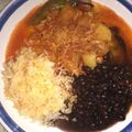El cooksnap de Marcela Mar cuando hizo Carne desebrada de cerdo con papas en chile guajillo💖.