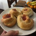 El cooksnap de Priscila Ocaño cuando hizo Margaritas de crema pastelera.