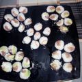 El cooksnap de Raquel Saga cuando hizo Sushi maki.