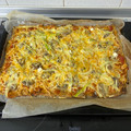 El cooksnap de Inma Gomez cuando hizo Pizza con base de coliflor.