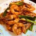 彤彤媽 的 蒜香椒鹽炒蝦【家常好味道】 cooksnap