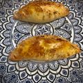 El cooksnap de Mabi cuando hizo Gyozas de melocotón.