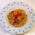 Cooksnap dari meliana lesmana untuk resep Spaghetti Aglio Olio Salmon