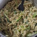 El cooksnap de juantxo cuando hizo 🍝 Pasta de legumbres con pesto y verduras 🧅.