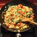 Cooksnap de Melissa Sousa quando cozinhou Couscous com Tomate Cherry e Pescada.