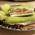 Julie T.'s cooksnap of when they made Cucumber chicken subs.