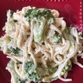 El cooksnap de Michelle cuando hizo Espagueti blanco con brócoli 🥦😋.