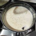 El cooksnap de Daniela Soto cuando hizo Arroz con leche y mazamorra morada (estilo peruano).
