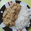 El cooksnap de CocinitasMarilu cuando hizo Lomo de cerdo con nata al curry con arroz blanco.