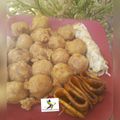 ummusabeer's cooksnap of when they made Yam balls and plantain.