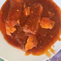 El cooksnap de omaira cuando hizo Salmon en salsa de tomate.