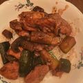 thor19311's cooksnap of when they made Bourbon Chicken.