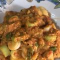 Cooksnap dari Riane Safhira Pangestu untuk resep Spicy salted egg tofu with shrimp : udang sapo saus telur asin pedas #homemadebylita