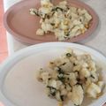 El cooksnap de Manuel Lopez cuando hizo Papas con espinacas invernales.