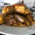 El cooksnap de Ainoa Doñas cuando hizo 🍗 Contramuslos de pollo con chalotas y salsa de mostaza y miel🍗.