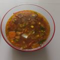 Cooksnap dari eldha rahma untuk resep Sup / sop merah tomat sosis bakso wortel kentang