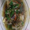 Cooksnap Suria Ishak semasa beliau membuat Menu Berpantang : Tenggiri Masak Halia & Blackpepper.