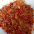 El cooksnap de Miguel cuando hizo Bacalao con tomate y verduras.