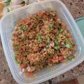 El cooksnap de Macarena Lastra cuando hizo Ensalada acevichada de lentejas.