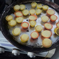 El cooksnap de Sabri Salvatierra cuando hizo Pirotines rellenos de dulce de leche.