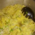El cooksnap de Adrii Caceres cuando hizo Arroz con filet de Brotola.