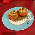 El cooksnap de Ana Muñoz cuando hizo Tomates asados al horno, rellenos de pulpos en salsa de ostras.