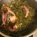 adenablue's cooksnap of when they made Smack ya Mama Collard greens with smoke meat.
