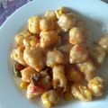 El cooksnap de Mónica Gabriela cuando hizo Ñoquis de choclo.