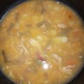 El cooksnap de Virginia. cuando hizo Caldo de pollo y verduras.