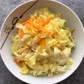 Miss J的德國小廚房 的 紅蘿蔔炒高麗菜（低醣生酮餐）（方便素）（全素） cooksnap