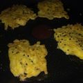 El cooksnap de Karina Medina cuando hizo Tortitas de pollo con salsa y calabacitas.