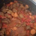 El cooksnap de Cuata Tere cuando hizo Magra en salsa con guisantes.