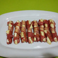El cooksnap de Asisoyyo cuando hizo Salchichas enrolladas con queso brie y panceta.