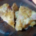El cooksnap de adriana cuando hizo Tortilla de papa rellena de jamón y queso.
