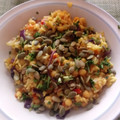 El cooksnap de Andrea Bastidas cuando hizo ARROZ con GARBANZOS salteados.