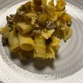 il Flavia Giordano quando ha preparato SPAGHETTI ALLA CHITARRA CON CREMA DI ZUCCA, FORMAGGIO SPALMABILE E PORCINI
