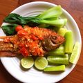 Cooksnap dari Erliana Tan untuk resep Nila Goreng Sambal Bajak & Lalapan