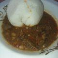 Shamsiya Sani's cooksnap of when they made Tuwon semo da miyan busasshen kubewa.