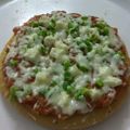 Bhumi Parikh's cooksnap of when they made ભાખરી પિઝા.